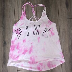 PINK tiedye tank
